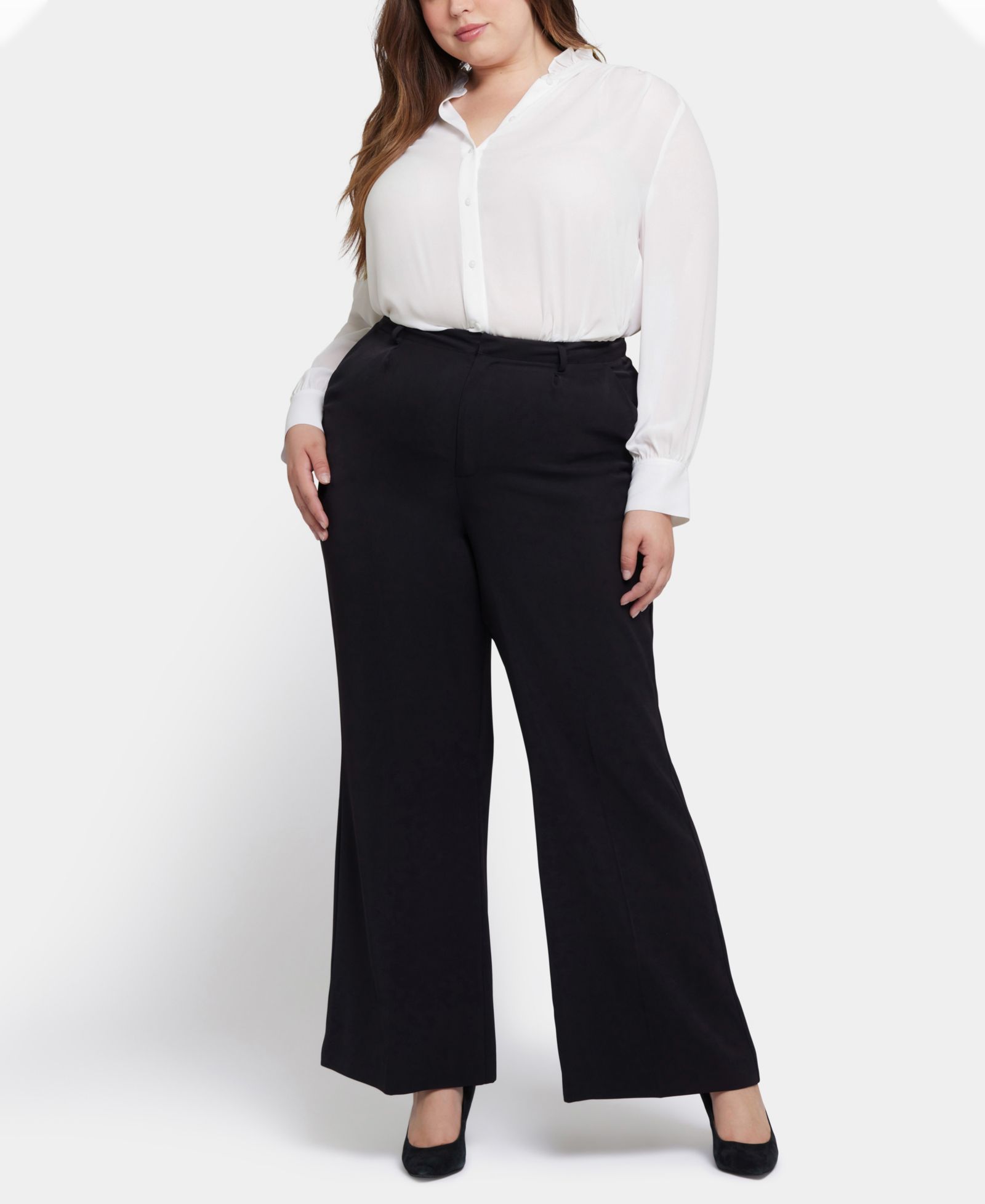 Брюки NYDJ Plus Size Wide Leg Trouser Pants