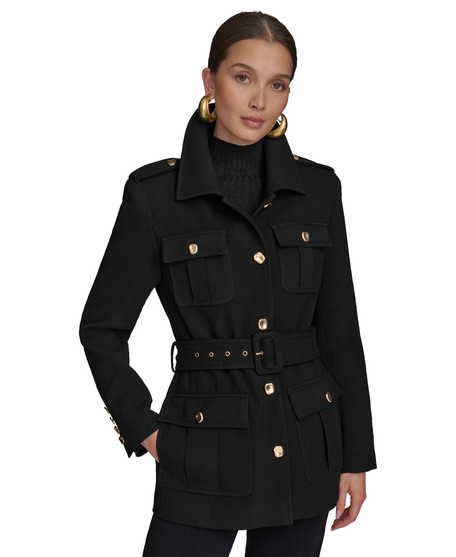 Donna Karan New York жакет с поясом, Женский