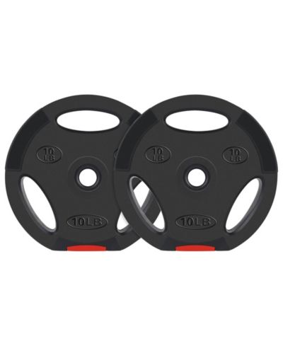 Signature Fitness олимпийский блин для весов 10 Pound Black (набор из 2 шт)