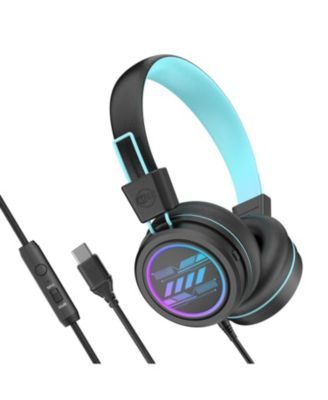 Детские наушники MEE audio KidJamz KJ55U USB-C с LED Lights