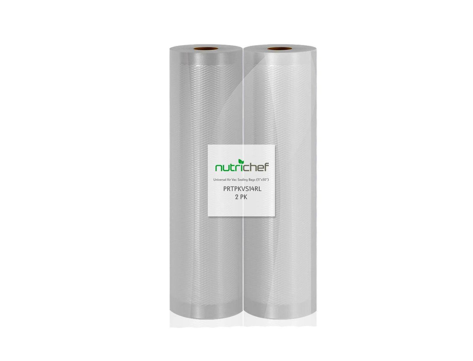 NutriChef пакеты для вакуумного упаковщика, 2 рулона, общая длина 100'