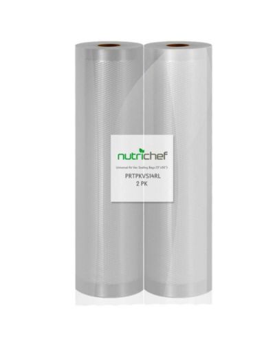 NutriChef пакеты для вакуумного упаковщика, 2 рулона, общая длина 100'