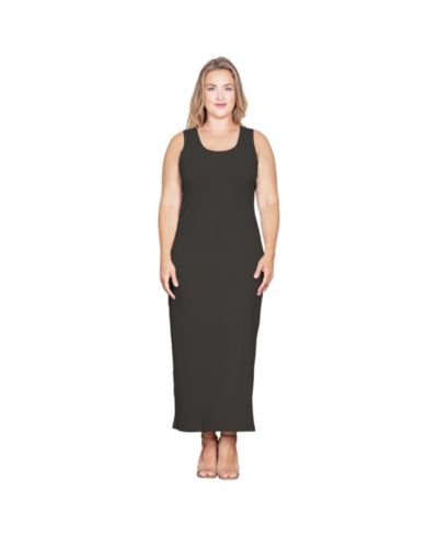 Женское трикотажное платье Standards & Practices Sleeveless Rib-Knit Maxi