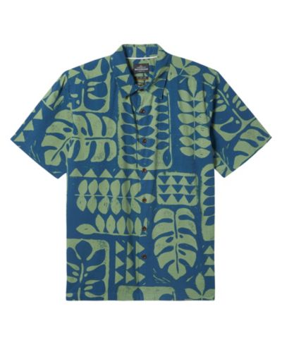 Мужская рубашка Quiksilver Waterman Turtle Island с коротким рукавом