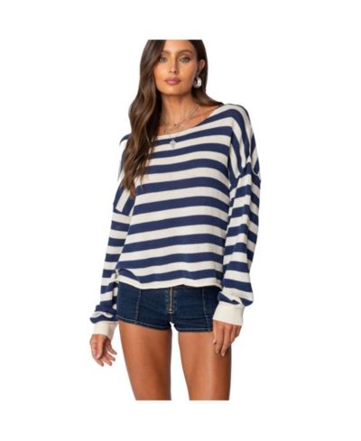 Женский свитер Edikted Women's Anney Oversized Striped