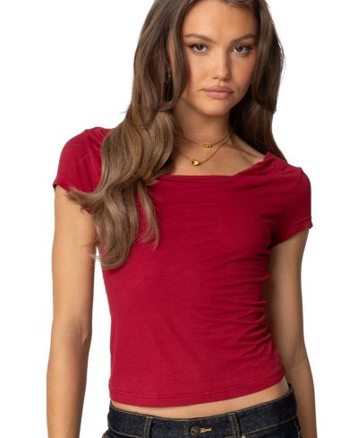 Edikted Women's Javi Cowl Neck Top