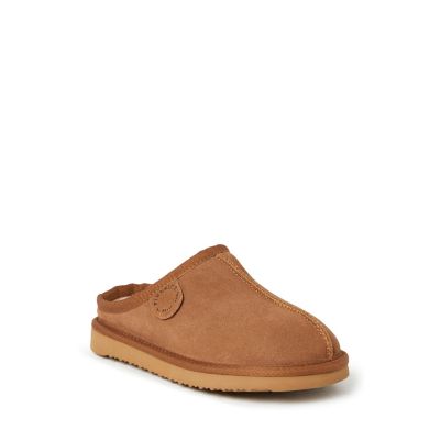 Dearfoams Fireside by Kid's Dempsey Genuine Shearling Clog Slipper