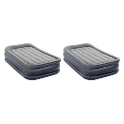 Intex Dura Beam Deluxe надувной матрас с встроенным насосом, Twin, 2 Pack