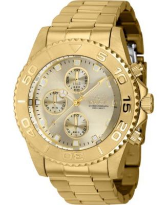 Invicta Men's 43410 Pro Diver Quartz Chronograph Champagne Dial Watch