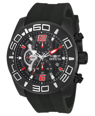 Invicta Men's 22811 Pro Diver Quartz Multifunction Black Dial Watch