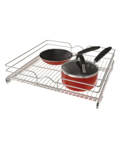 Rev-A-Shelf Kitchen Cabinet Pullout Shelf Organizer, 24 x 22 In, 5WB1-2422CR-1