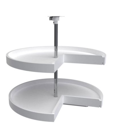 Вращающаяся полка Rev-A-Shelf Lazy Susan 2-Shelf, белая, 6942-28-11-52