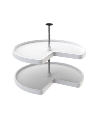 Rev-A-Shelf Lazy Susan полимерная, 2 полки, белая, 3472-32-11-52