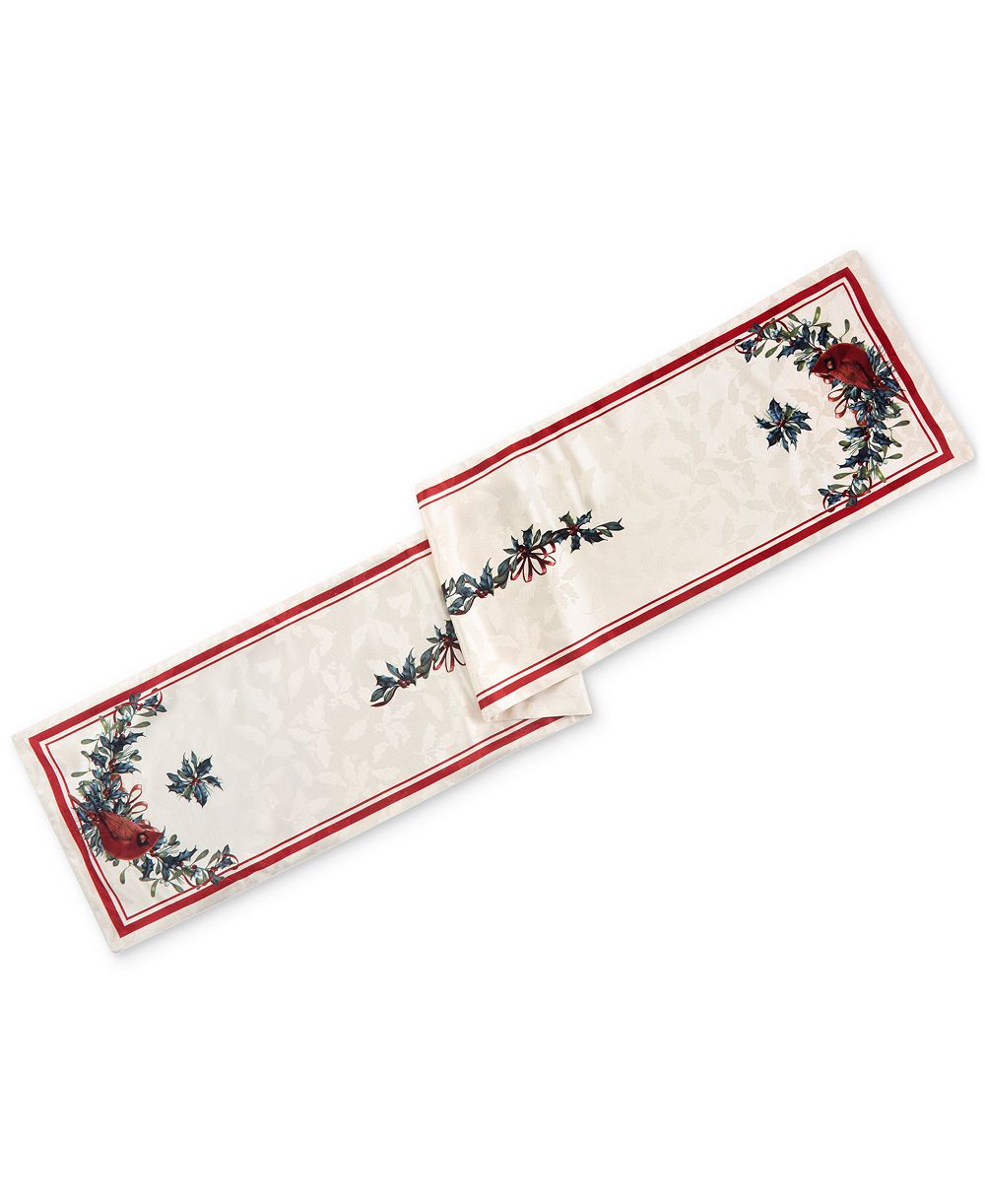 Дорожка на стол Lenox Holiday Winter Greetings, 14" x 70"