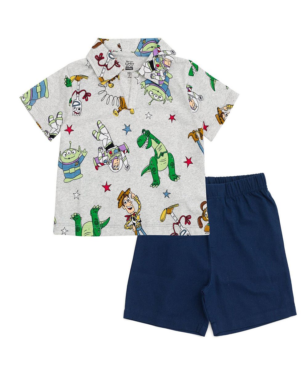 Комплект поло и шорт Toy Story для мальчиков 6-12 лет, 2 шт