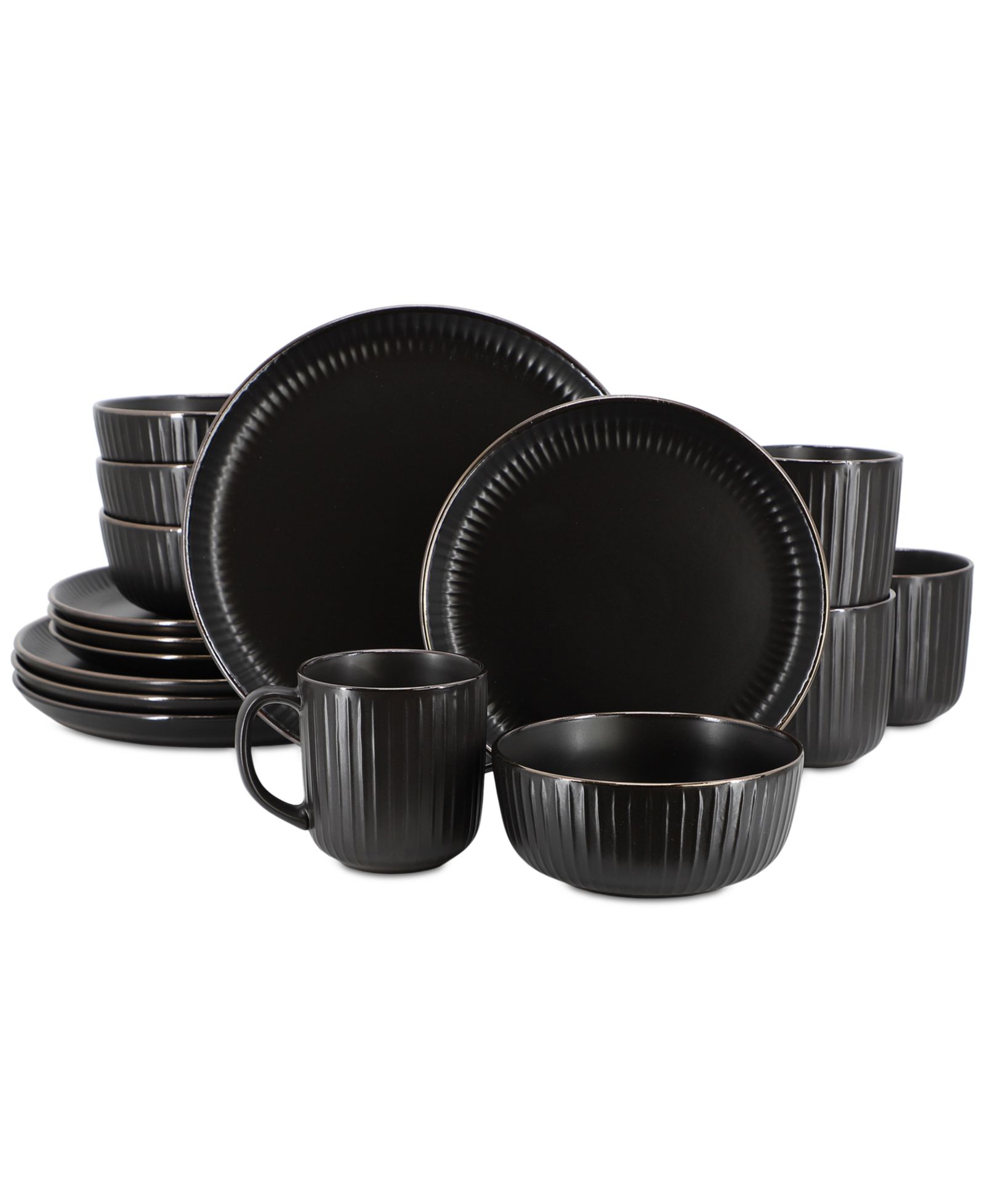Elama Leo 16 Pc. Dinnerware Set, Service for 4