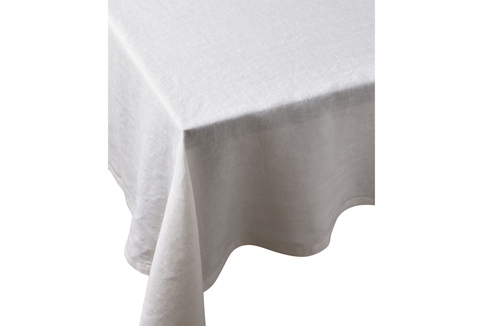 Year & Day Linen Solid-Color Tablecloth, 55" x 110"