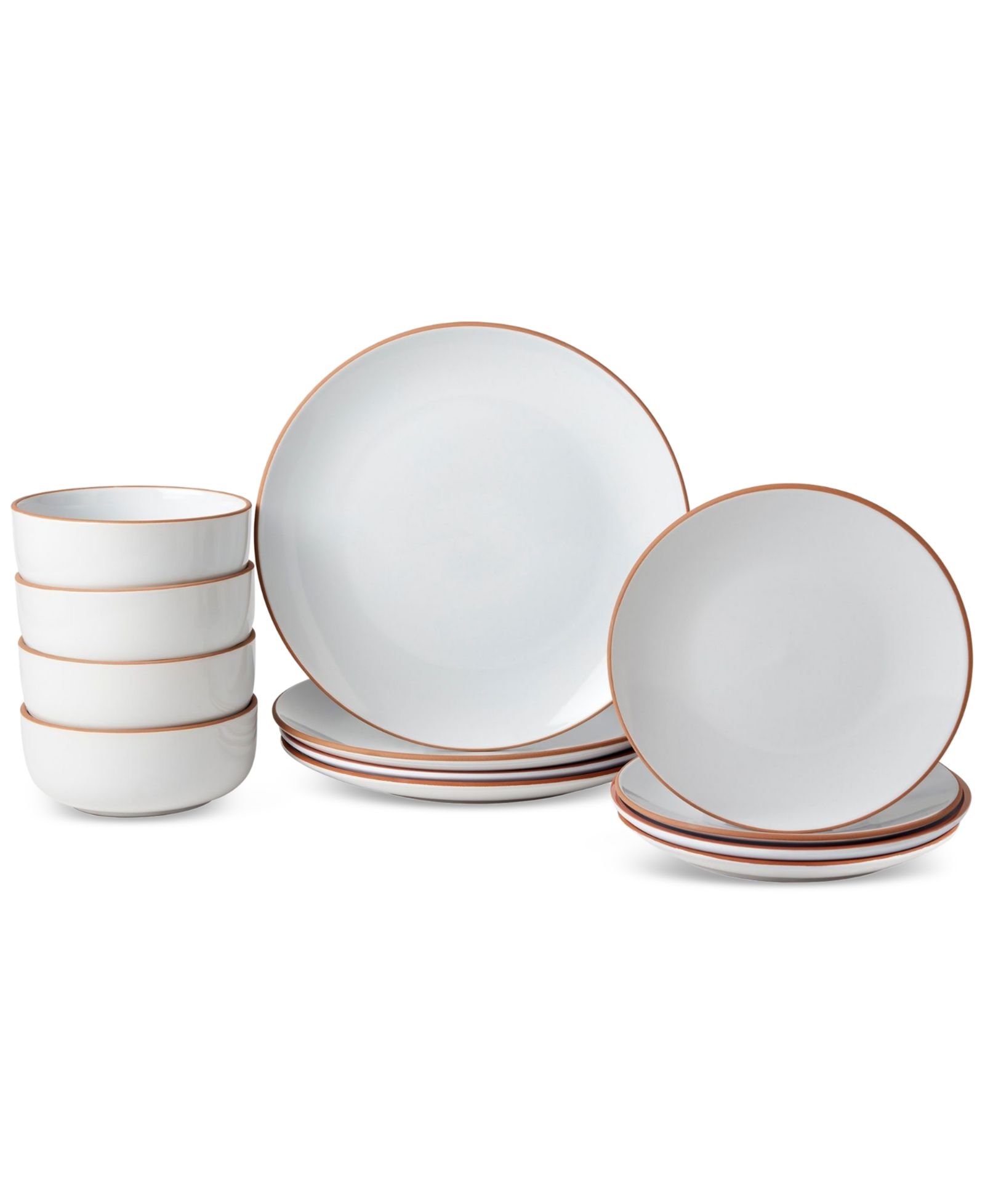 INFUSE 12 Pc. Stoneware Dinnerware Set, Service for 4