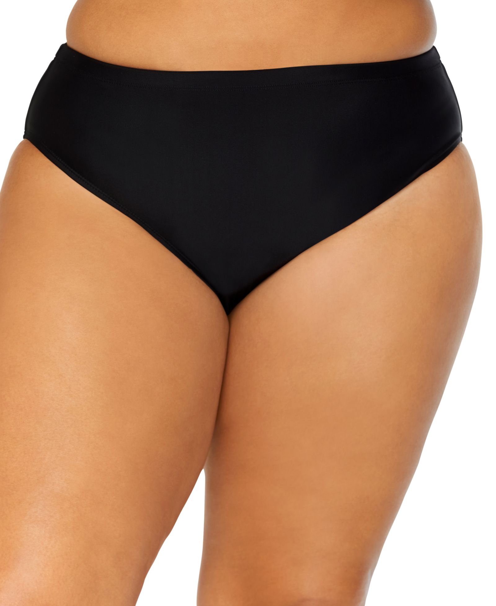 Island Escape Plus Size однотонные плавки для бикини