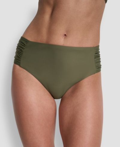 Женские плавки бикини DKNY High-Waist Side-Shirred