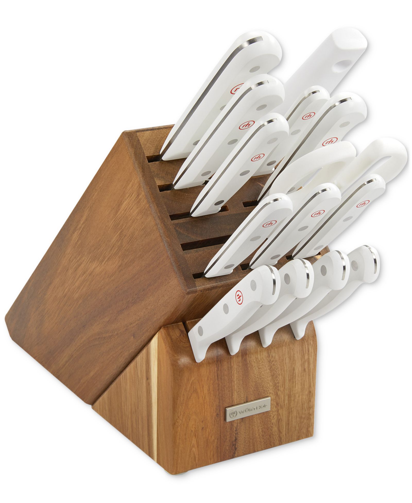 Набор ножей Wüsthof Gourmet White 16-Pc. с подставкой