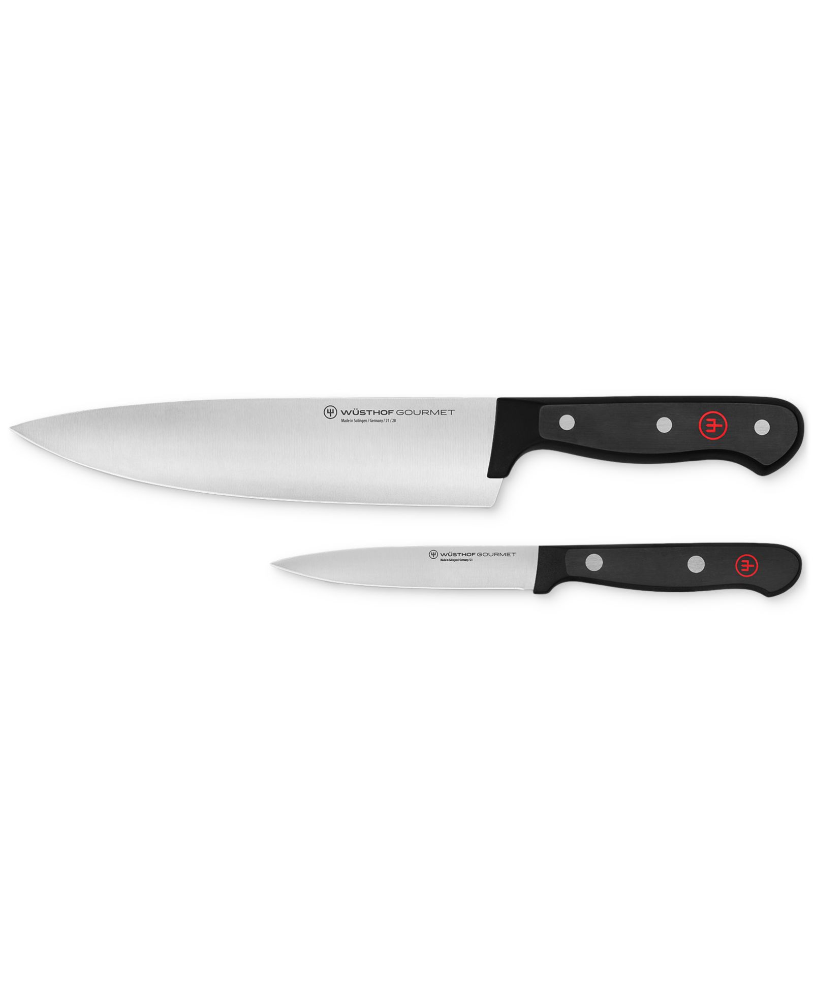 Набор ножей Wüsthof Gourmet Black 2-Piece PrecisionEdge Chef's Set