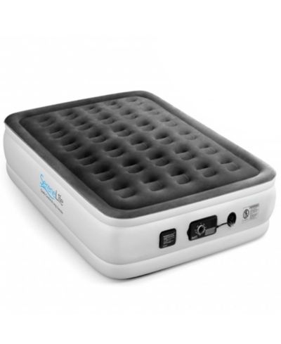 SereneLife 18" Full Premium Raised Airbed With Built-in Pump
