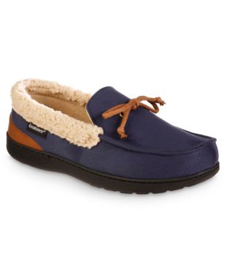 Isotoner Мужские тапочки Moccasin Vincent из микрозамши с эффектом памяти