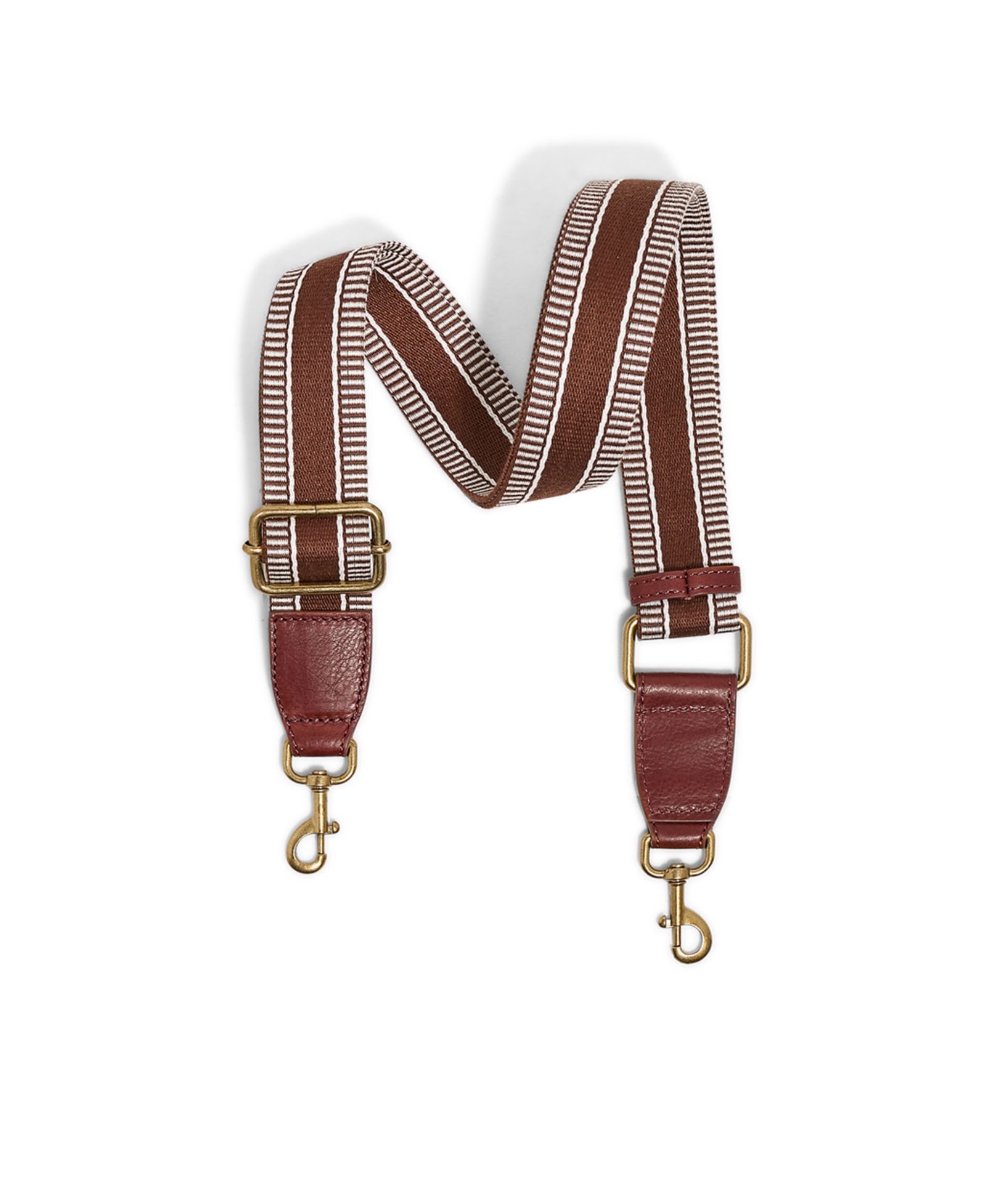 American Leather Co. Ремешок web strap полосатый