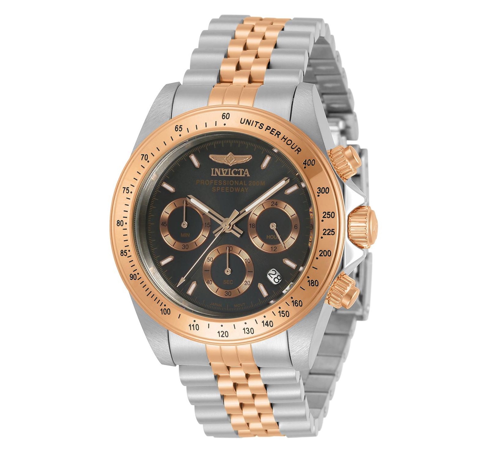 Invicta Men's 30993 Speedway Quartz Chronograph Charcoal Dial Watch
