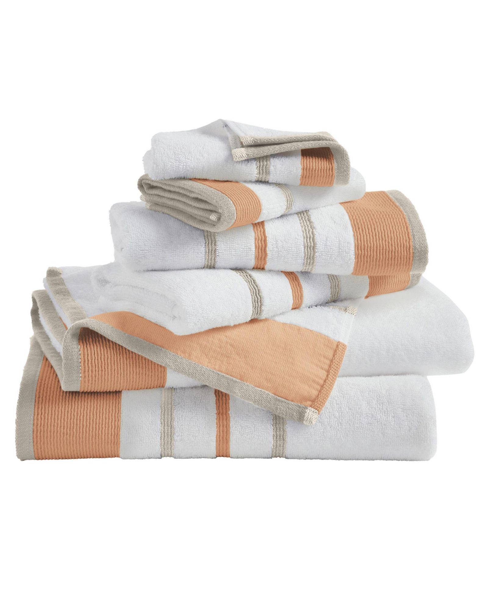 Linery & Co Luxurious Cotton Decorative 6-Piece Bath Towel Set
