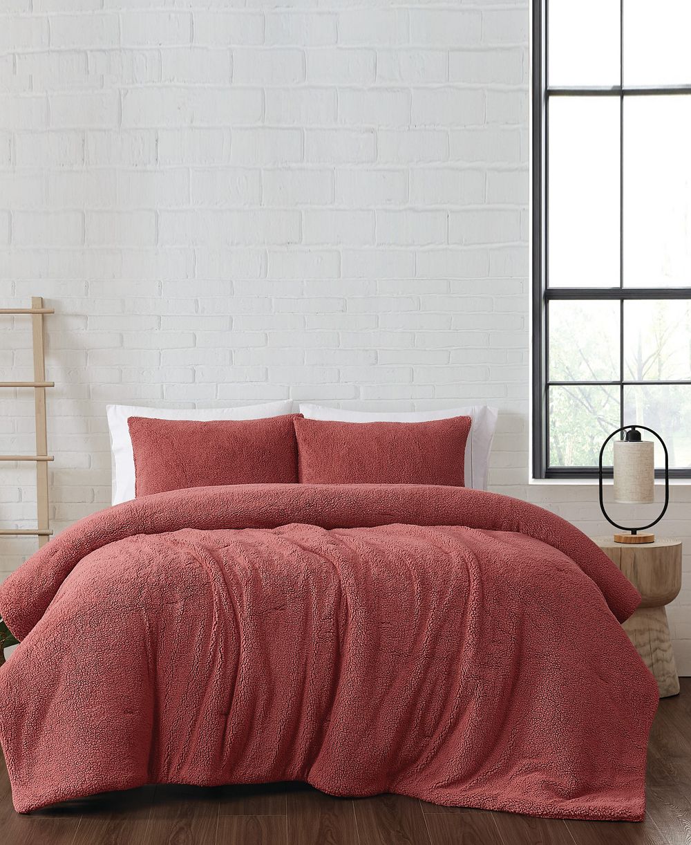 Brooklyn Loom Комплект постельного белья Marshmallow Sherpa, 3 шт., Full/Queen
