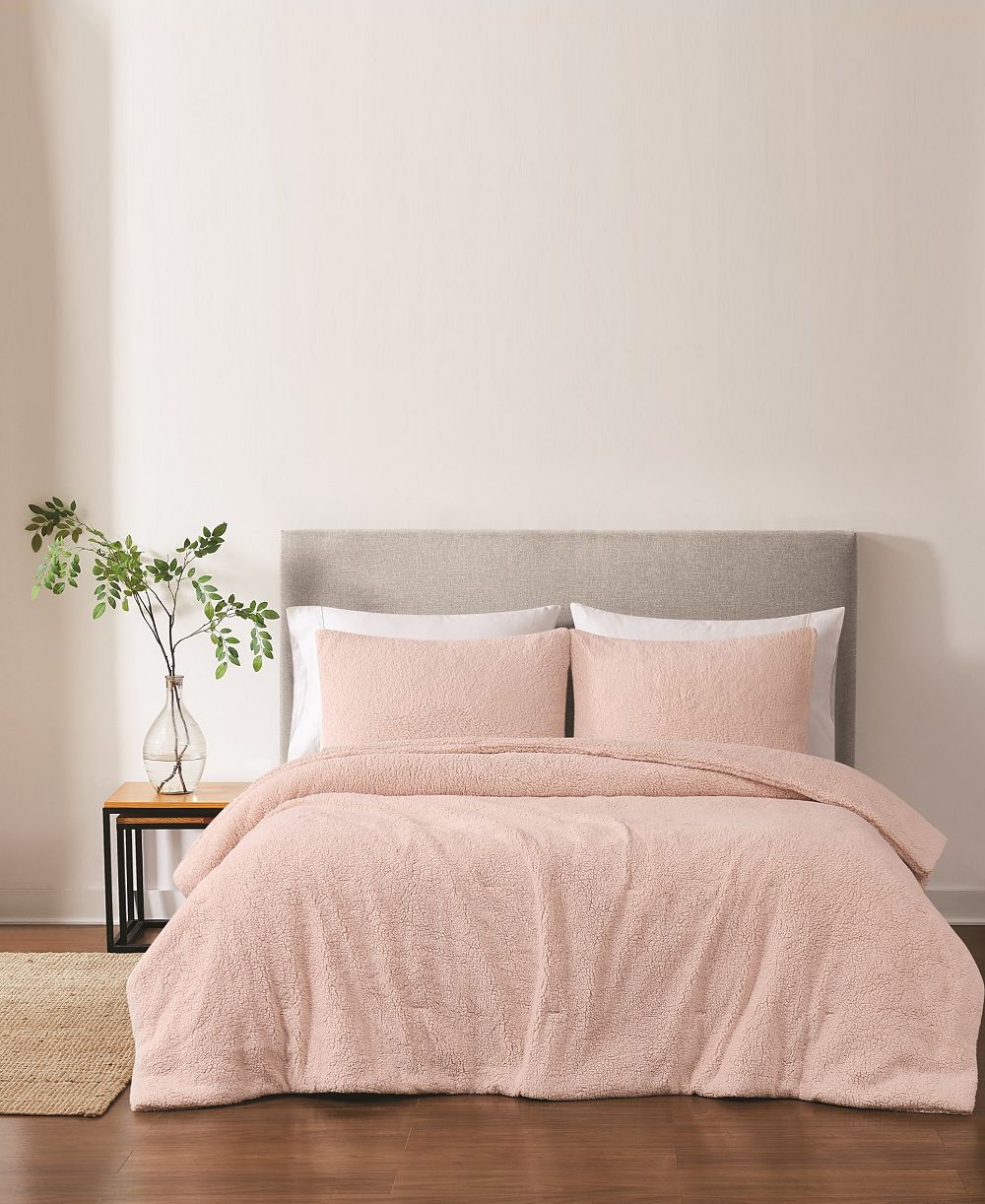 Brooklyn Loom Комплект постельного белья Comforter Set Queen Marshmallow Sherpa 3-Pc.