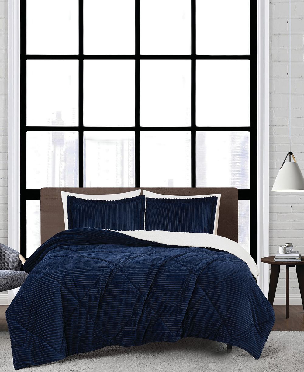 London Fog Signature Corduroy 3-Pc. Comforter Set, King