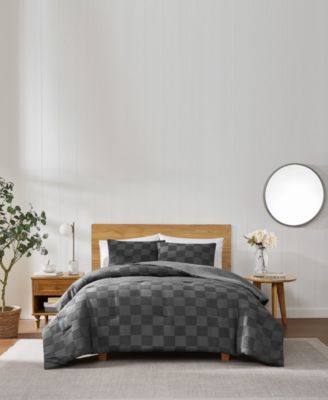 Комплект пододеяльник Truly Soft Textured Checkered 3-Pc.