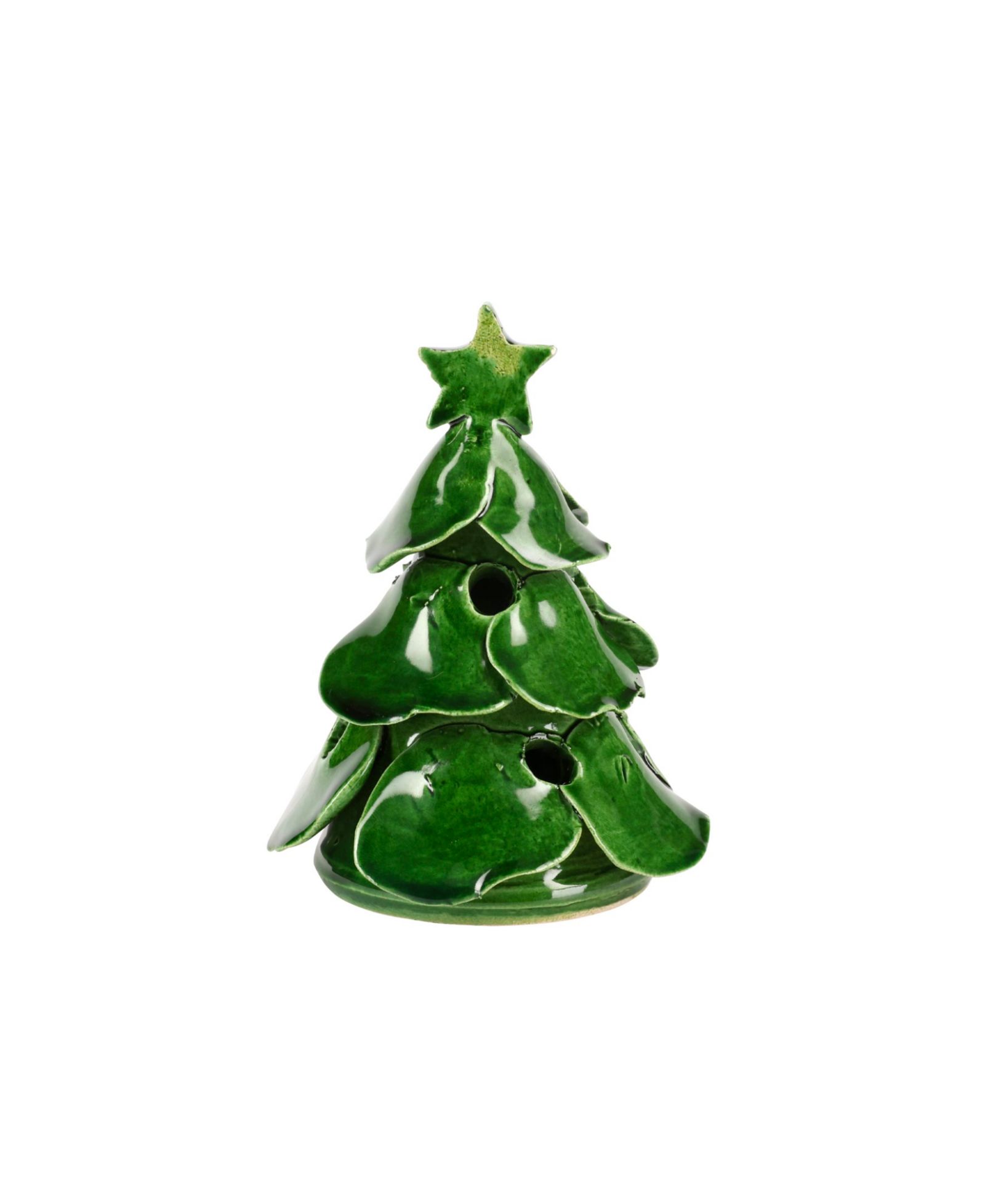 VIETRI Foresta Green Mini Scalloped Tree