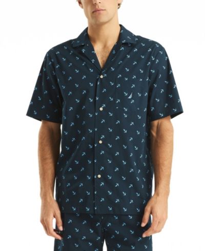 Мужская рубашка для сна Nautica Printed Camp