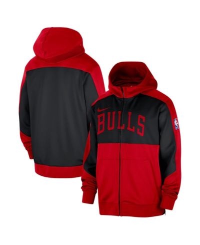 Ветровка Nike Men's Red Chicago Bulls Authentic On-Court Showtime Performance Full-Zip Hooded