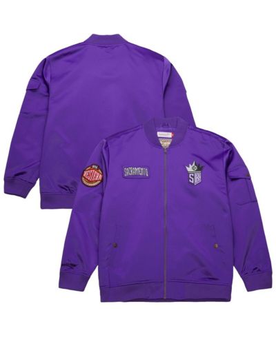 Мужская куртка Mitchell & Ness Sacramento Kings Hardwood Classics Nights Team Leader Satin Full-Zip