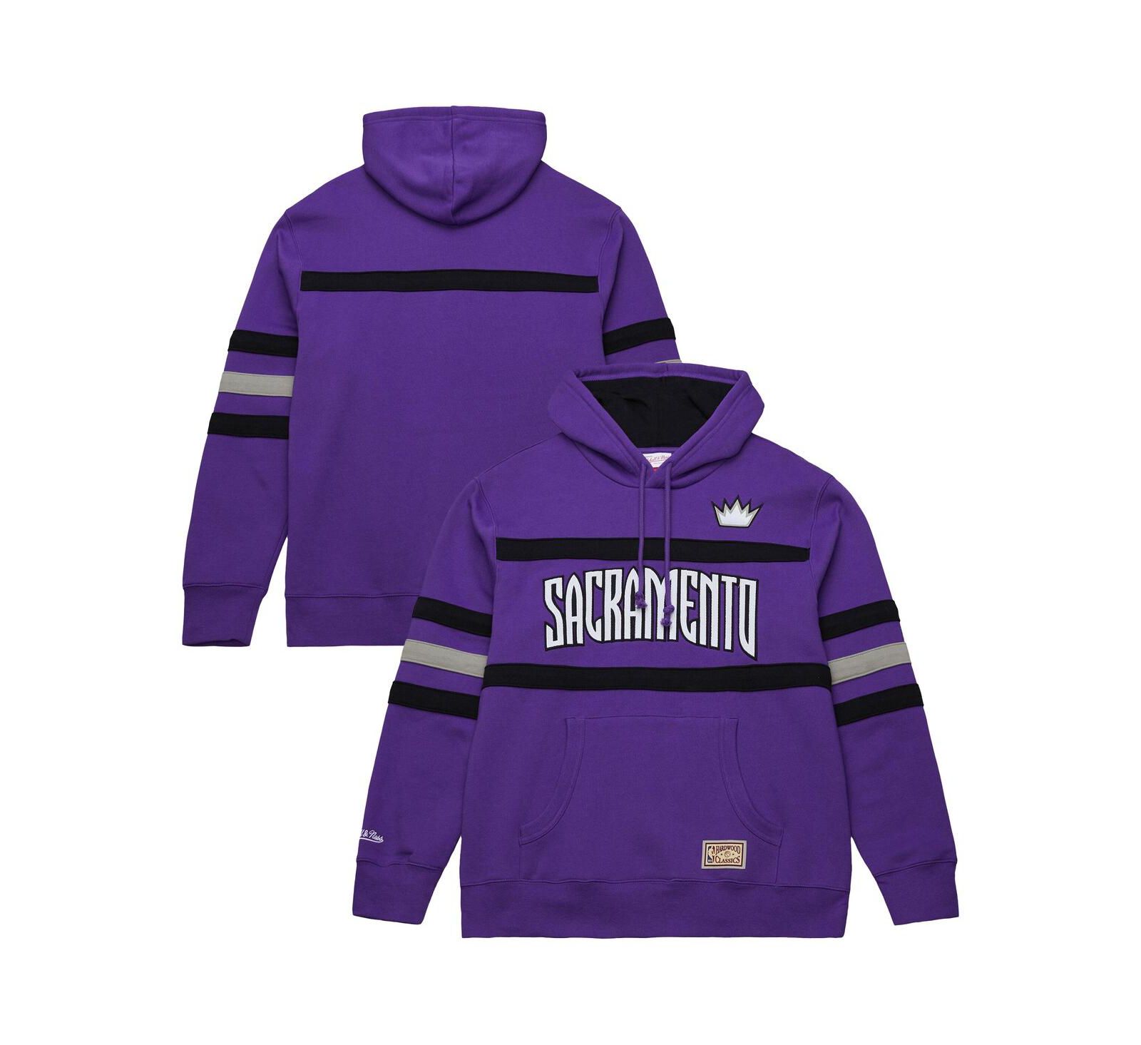 Mitchell & Ness Мужское худи Sacramento Kings Hardwood Classics Nights