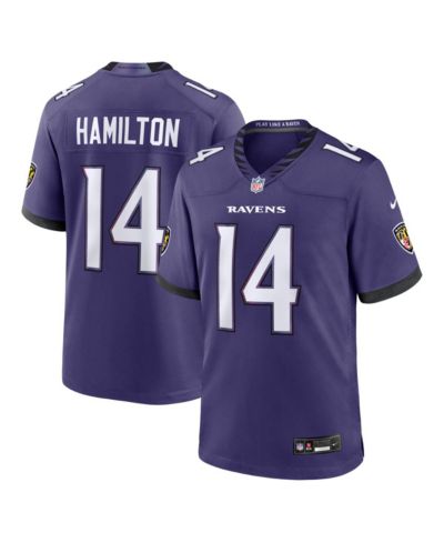Мужская джерси Nike Kyle Hamilton Purple Baltimore Ravens Team Game