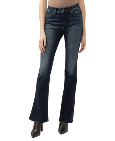 Silver Jeans Co. Women's Avery High Rise Curvy Fit Slim Bootcut Jeans