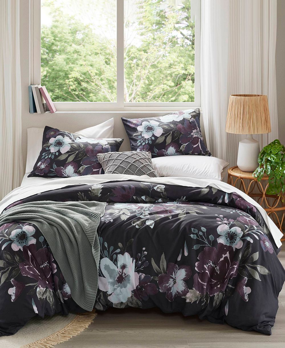 Комплект из 3 шт. пододеяльников Madison Park Jolene Floral, Full/Queen