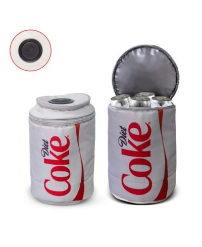 Сумка-кулер Coca-Cola в форме банки на 24 банки с Bluetooth динамиком