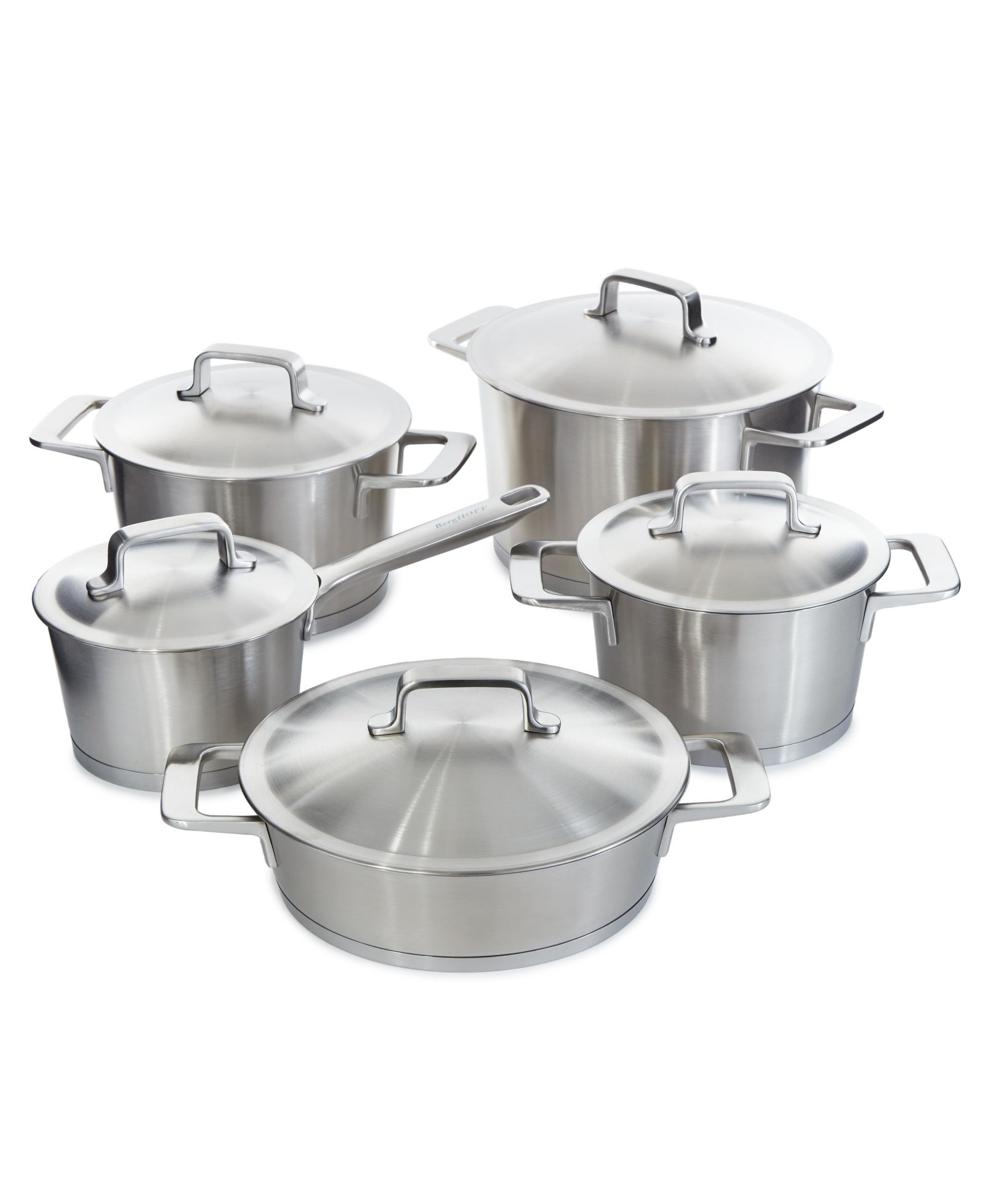 BergHOFF DiNA Meta 10pc 18/10 Stainless Steel Cookware Set