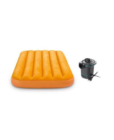 Intex электрический насос 120V и надувная кровать Kidz Inflatable