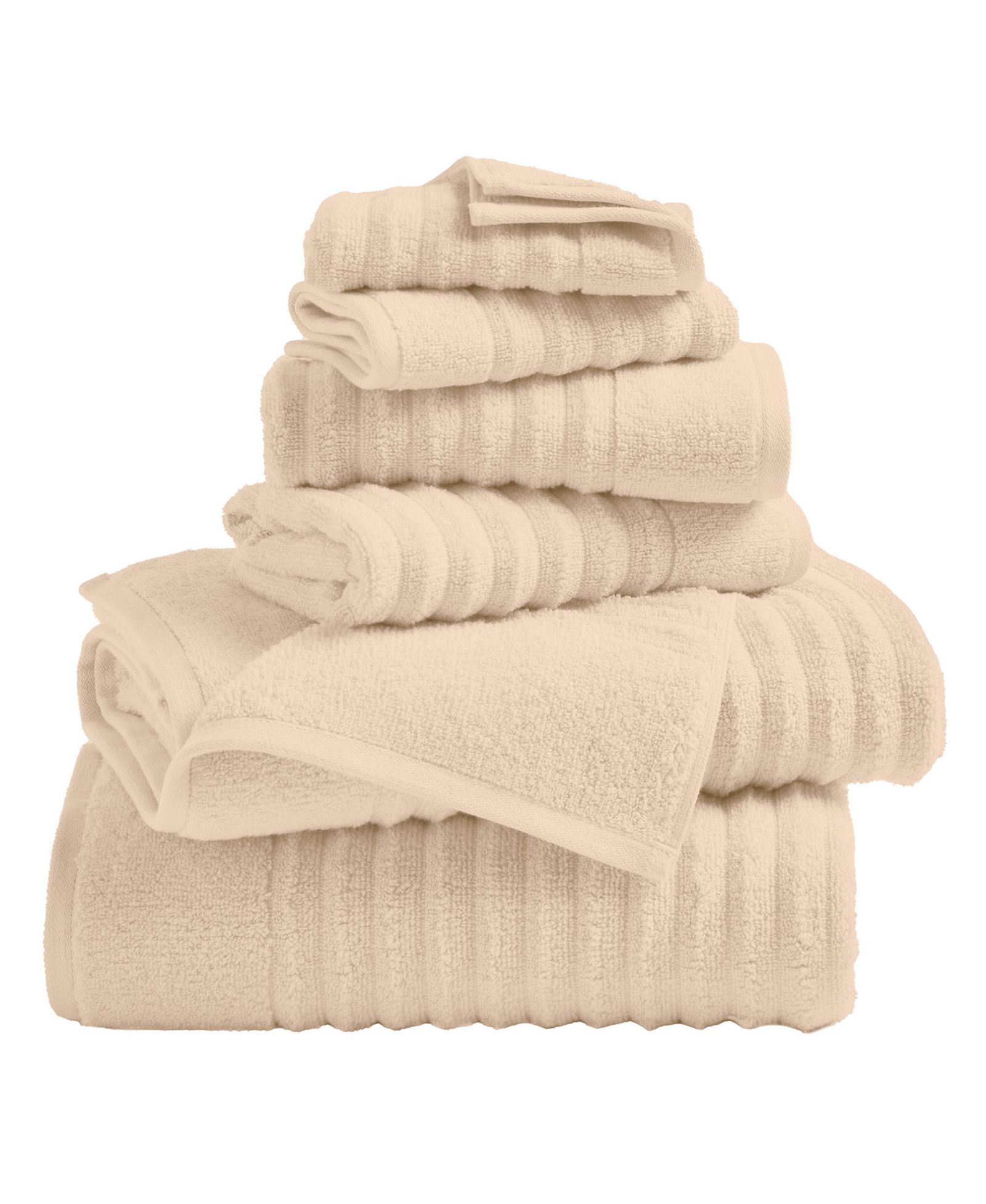 Linery & Co  Combed Cotton 6-Piece Bath Towel Set