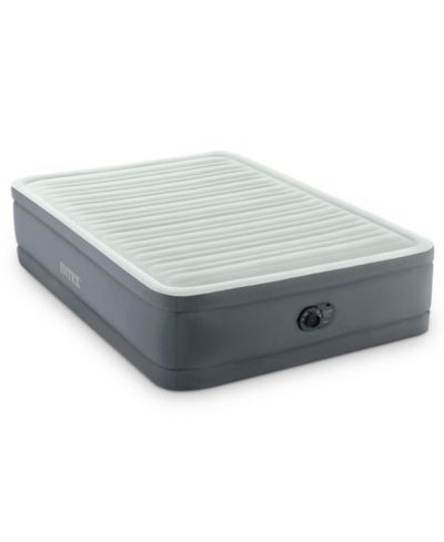 Intex PremAire I Fiber-Tech Elevated Air Mattress Bed with Built-In Pump, Full