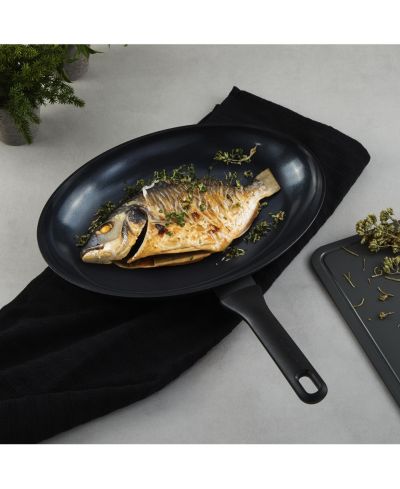 Рыбная сковорода BergHOFF DiNA Helix Recycled Aluminum Nonstick Ceramic, 13.25"