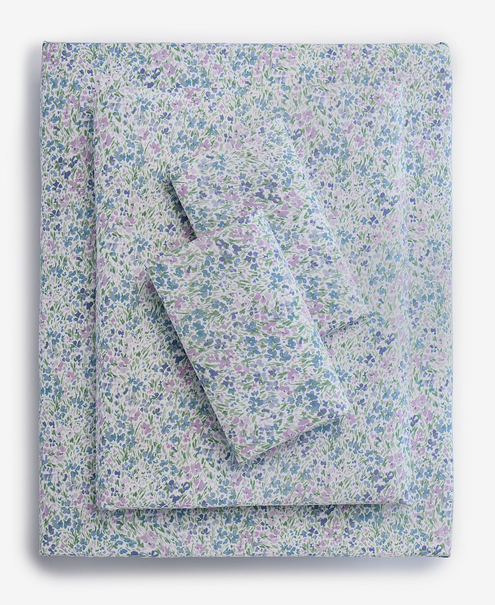 Charter Club Ditsy Floral Printed 550-Thread Count 4-Pc. Sheet Set, Full, Exclusively at Macy's